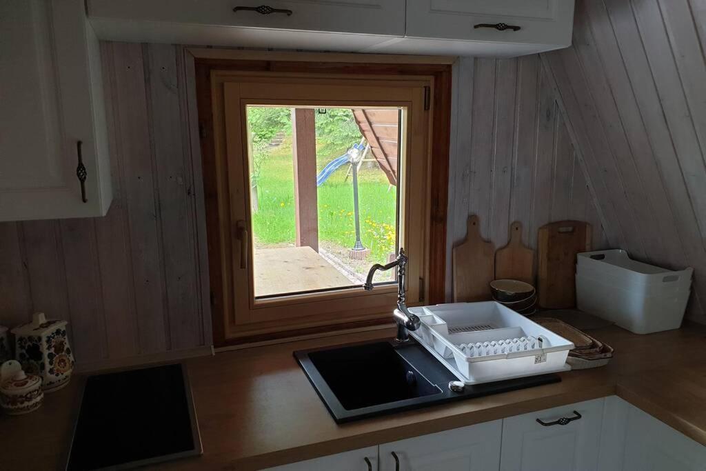 Domek Nad Jeziorem Roznowskim Tabaszowa 89 Kültér fotó